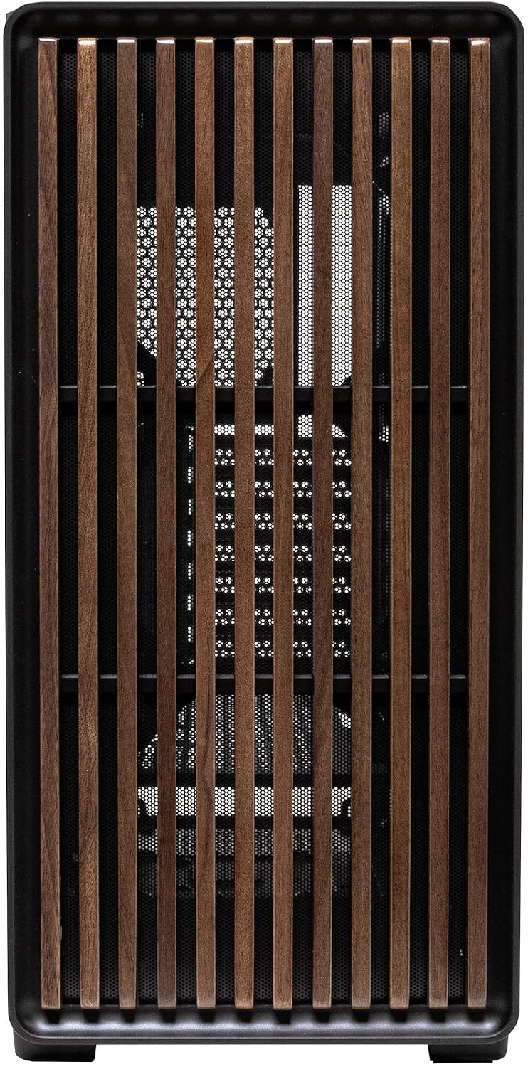 Detalle 2 de UNYKAch REVELAT MADEIRA Black – obudowa Full Tower z drewnianym frontem