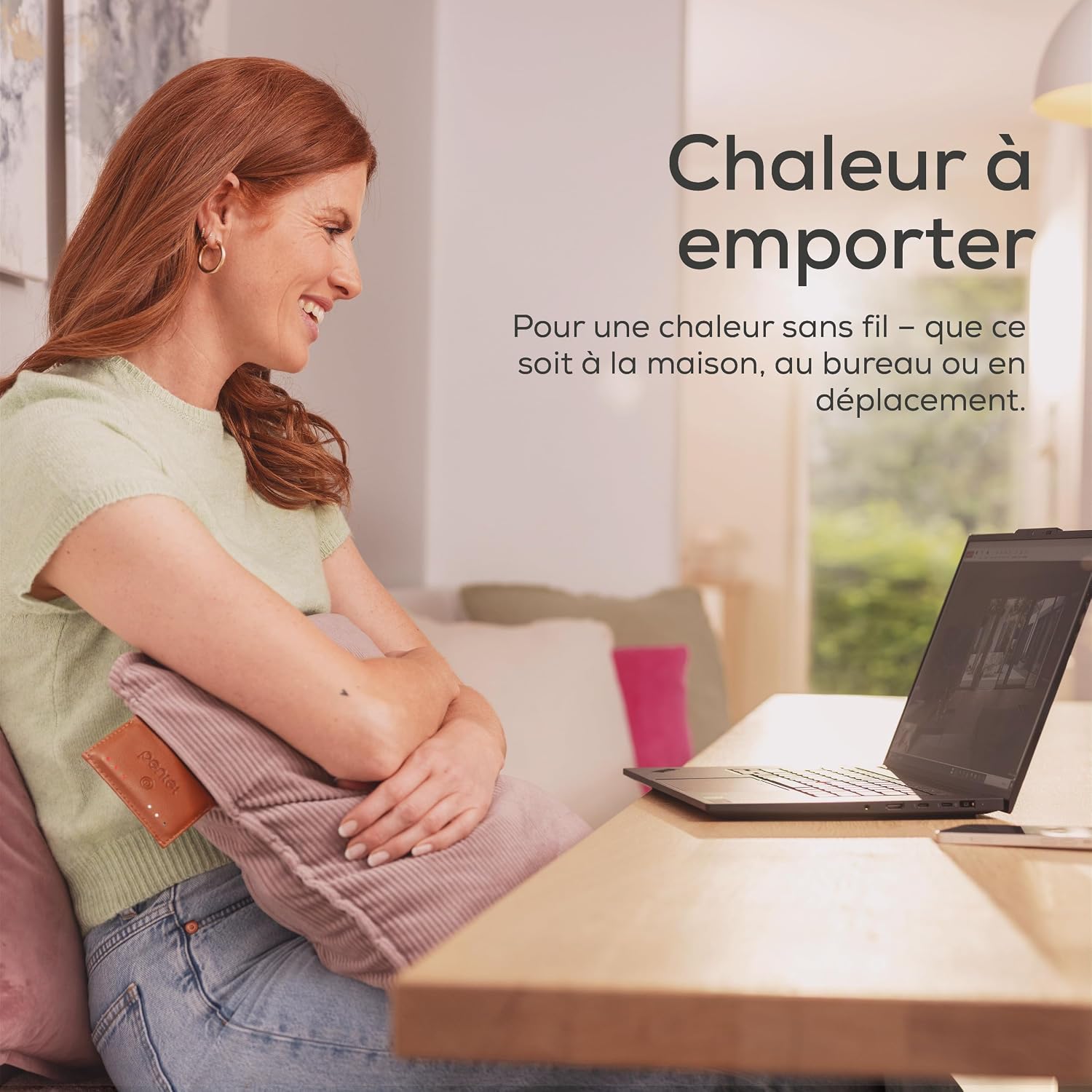 Thumbnail 2 de Beurer Heaty Coussin chauffant lilas sans fil