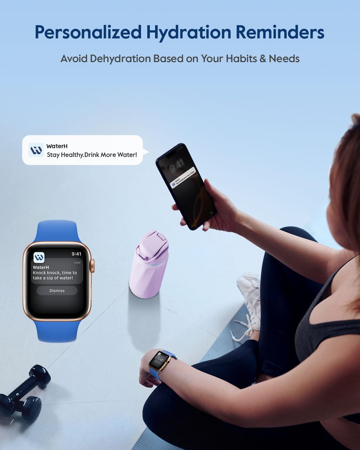 Thumbnail 2 de BOOST Smart Water Bottle 32oz smart hydration tracker 💧
