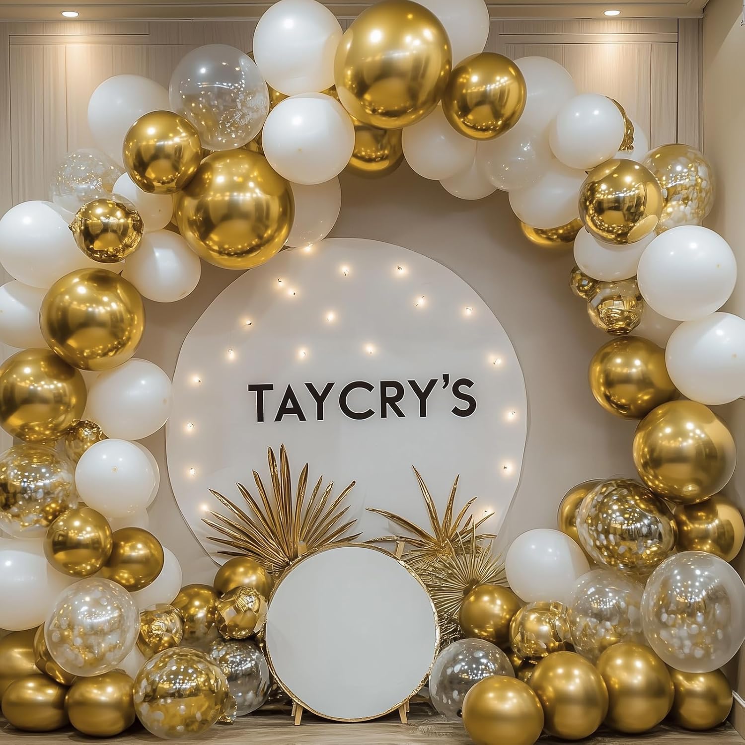 Thumbnail 6 de RUBFAC 129 Gold Latex Balloons 18โ5 in ๐