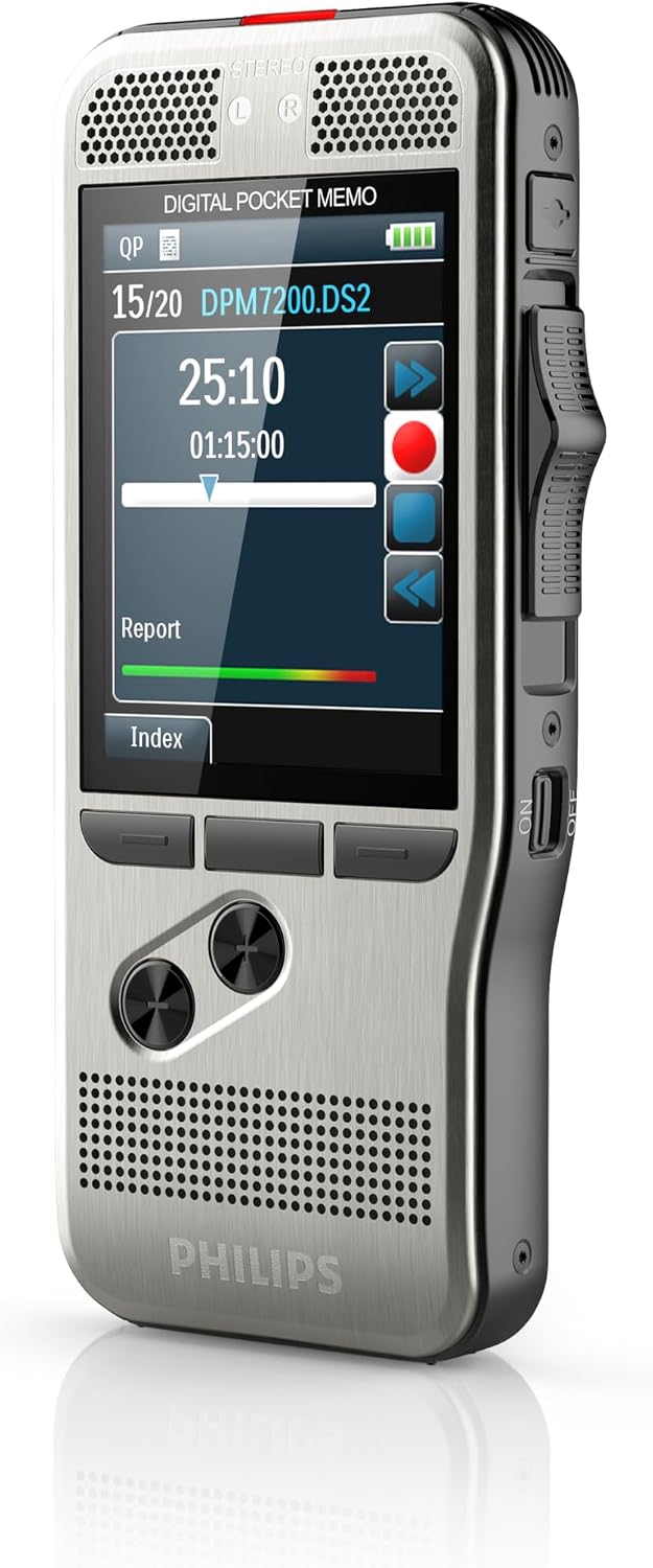 Detalle 2 de Philips DPM7200 Pocket-Mémo 2 ans 🎙