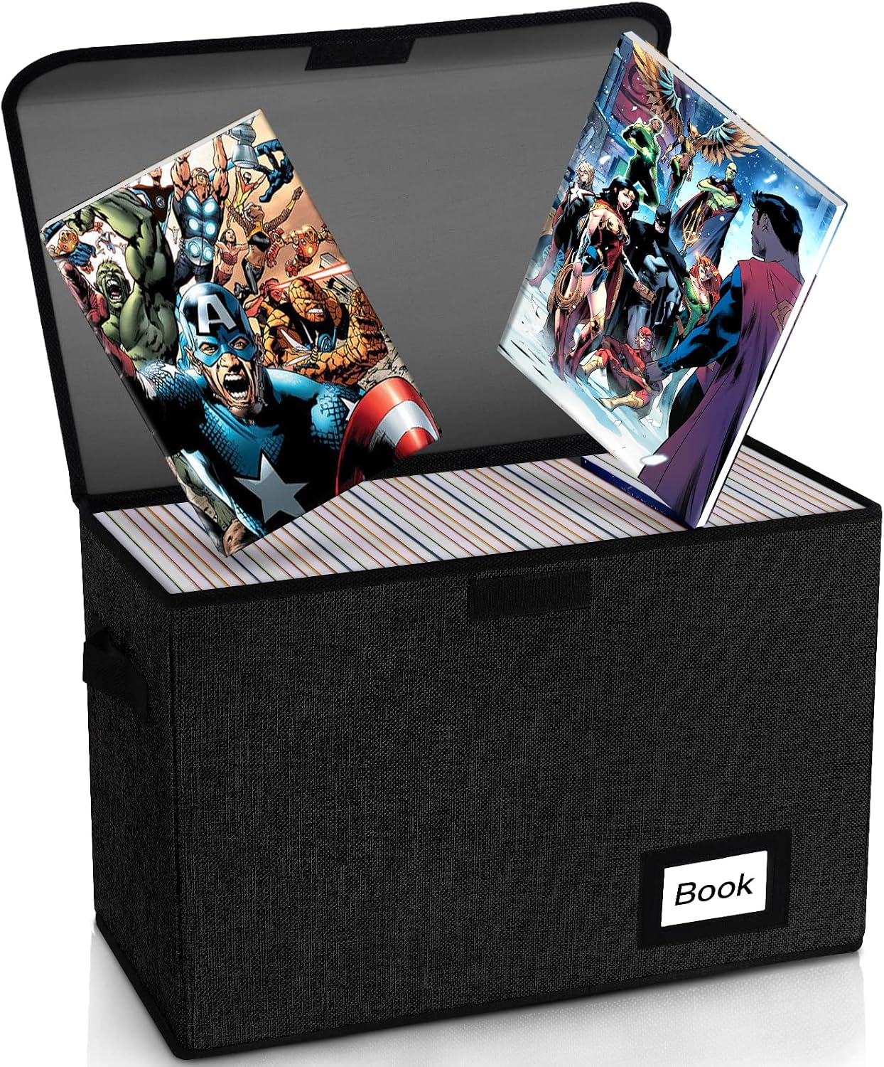 Detalle de YNSZAS Comic Book Storage Box 15.8 x 7.8 x 11.8 inches