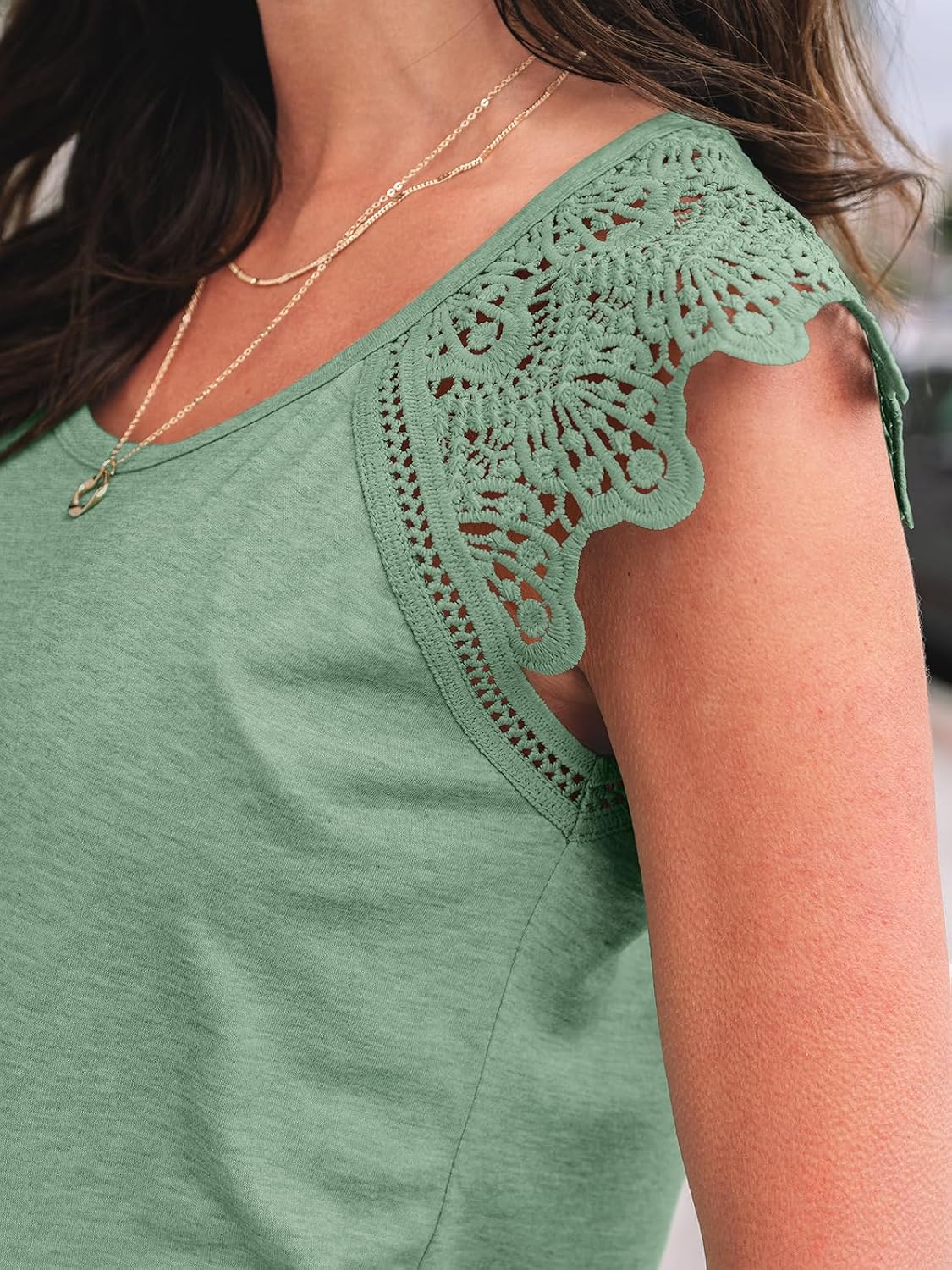 Thumbnail 4 de AUTOMET Lace Summer Tee Cap Sleeve 2026