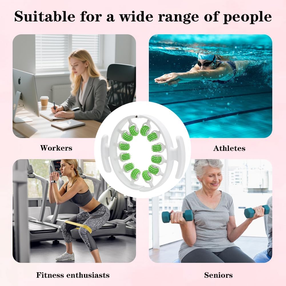 Thumbnail 5 de Cellulite Massagegerät Anti-Cellulite Massageroller mit abnehmbaren Massageköpfen (Faszienrolle) – für Beine, Po, Arme & Bauch