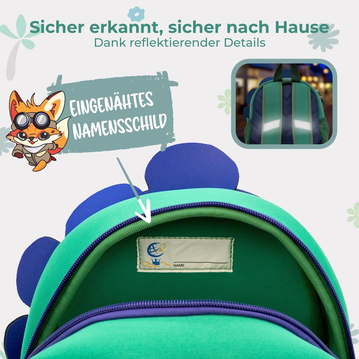Thumbnail 5 de REISERACKER Kindergartenrucksack Wild Animal