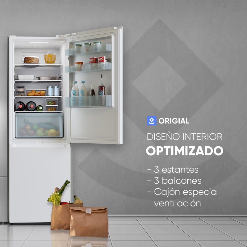 Thumbnail 1 de Origial Cool&Freeze 185 Essential frigorífico combi 185 L