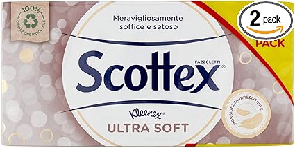 Kleenex Ultrasuaves Pañuelos de Papel, 2 unidades 🧻