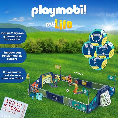 Detalle de Playmobil My Life Estadio de Fútbol