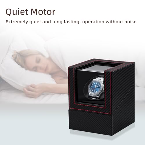 Thumbnail 5 de Mcbazel Single Watch Winder for Automatic Watch - Black with Red Accents