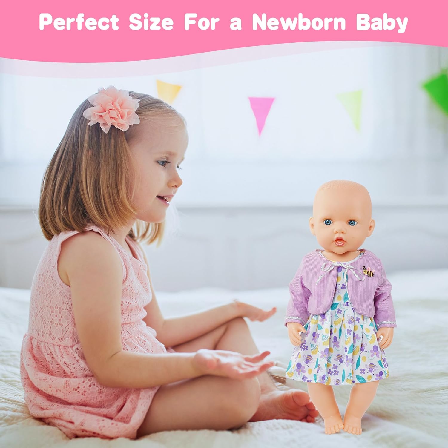 Thumbnail 6 de Aolso Baby Doll Clothes 14-18 Inch 4-Pack