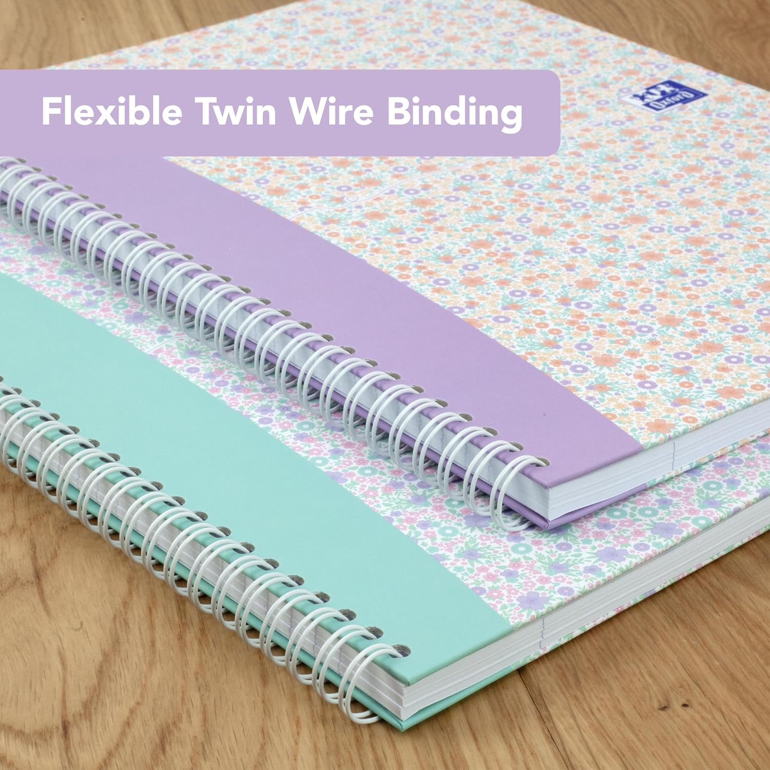 Thumbnail 3 de Oxford A4 Liberty Notebooks 140-page twin pack