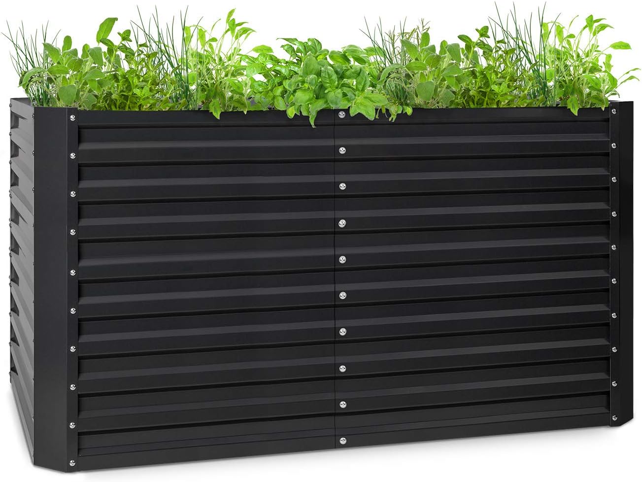 Detalle de Blumfeldt GDMB4-High-200*90-AN Raised Bed, 1,800L Weather-Resistant Steel