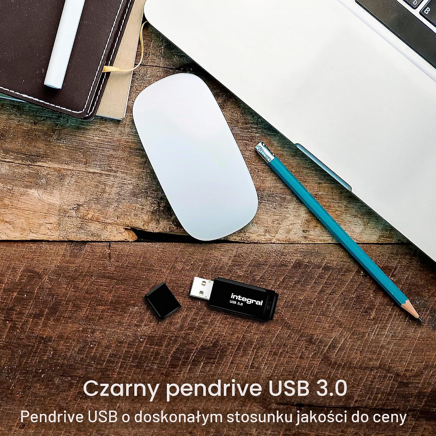 Detalle 1 de Integral INFD256GBBLK3.0 – pendrive 256 GB USB 3.0, czarny