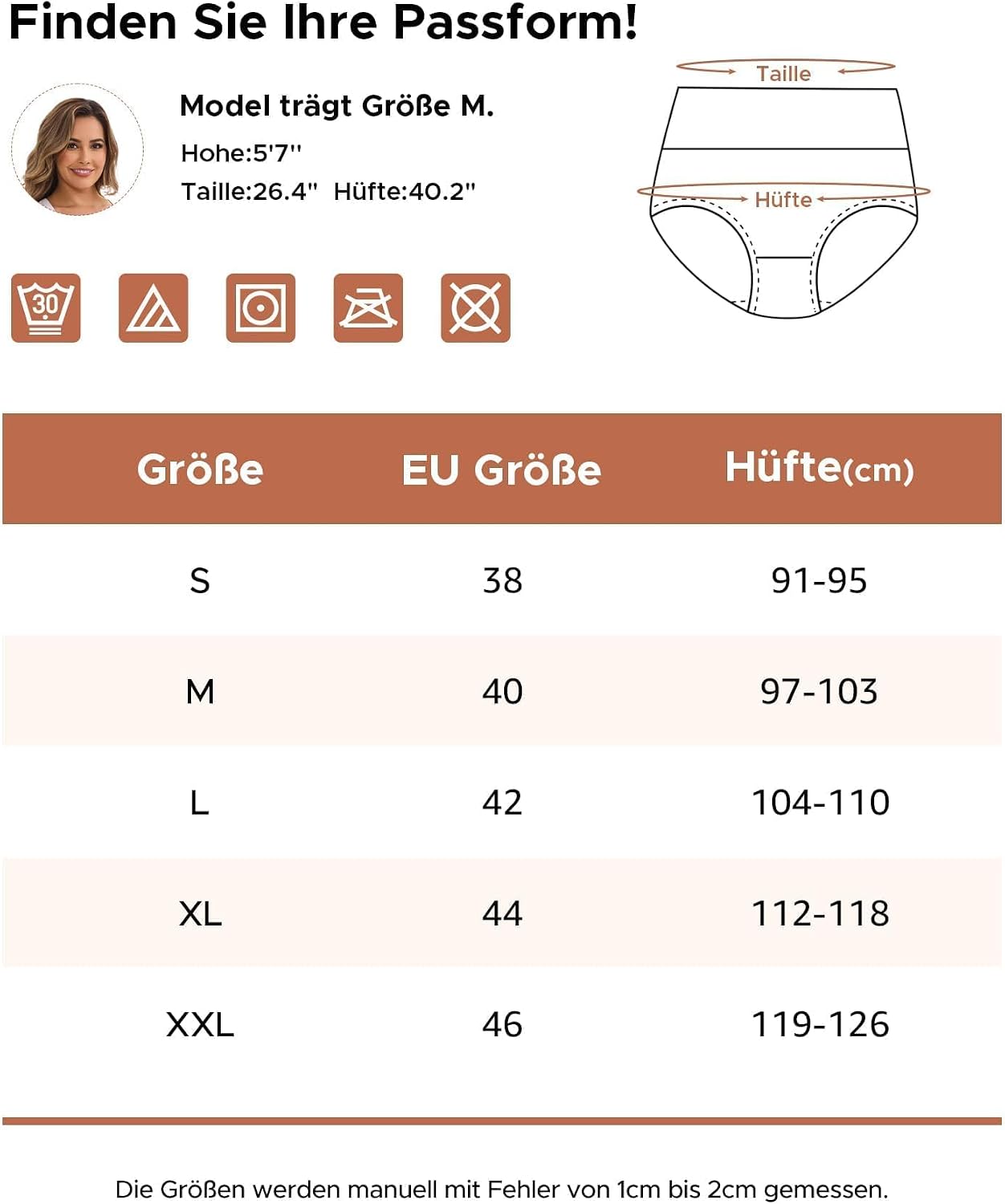 Thumbnail 5 de INNERSY damtrosor med hög midja, modal, mikrofiber och stretch, 4-pack