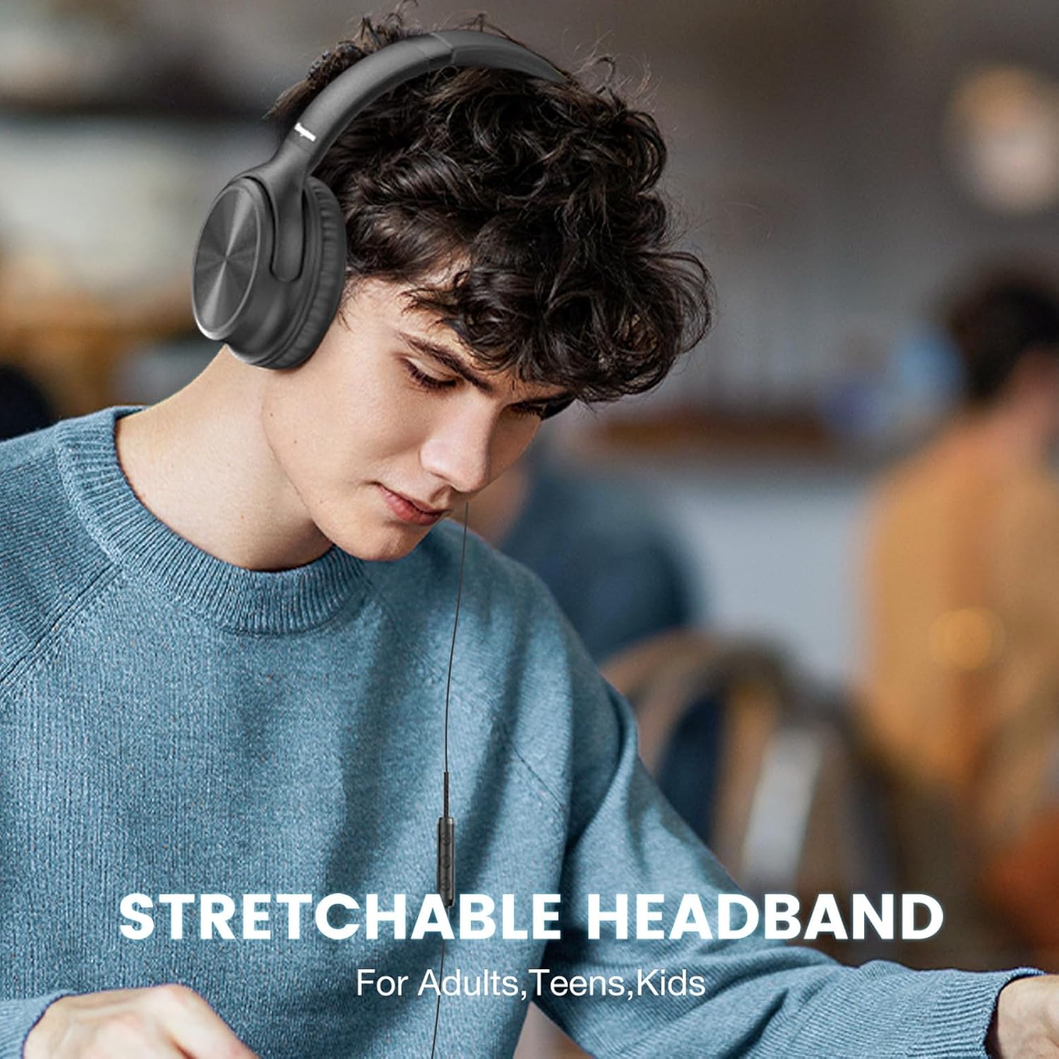 Detalle de Cowyawn USB-C 40mm wired headphones
