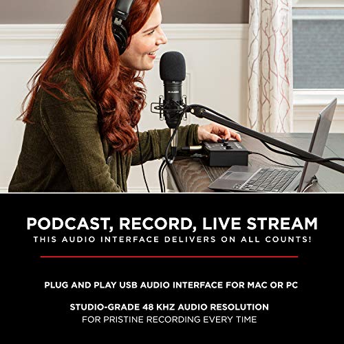 Detalle de M-Audio M-Track Solo USB Audio Interface for Recording, Streaming and Podcasting
