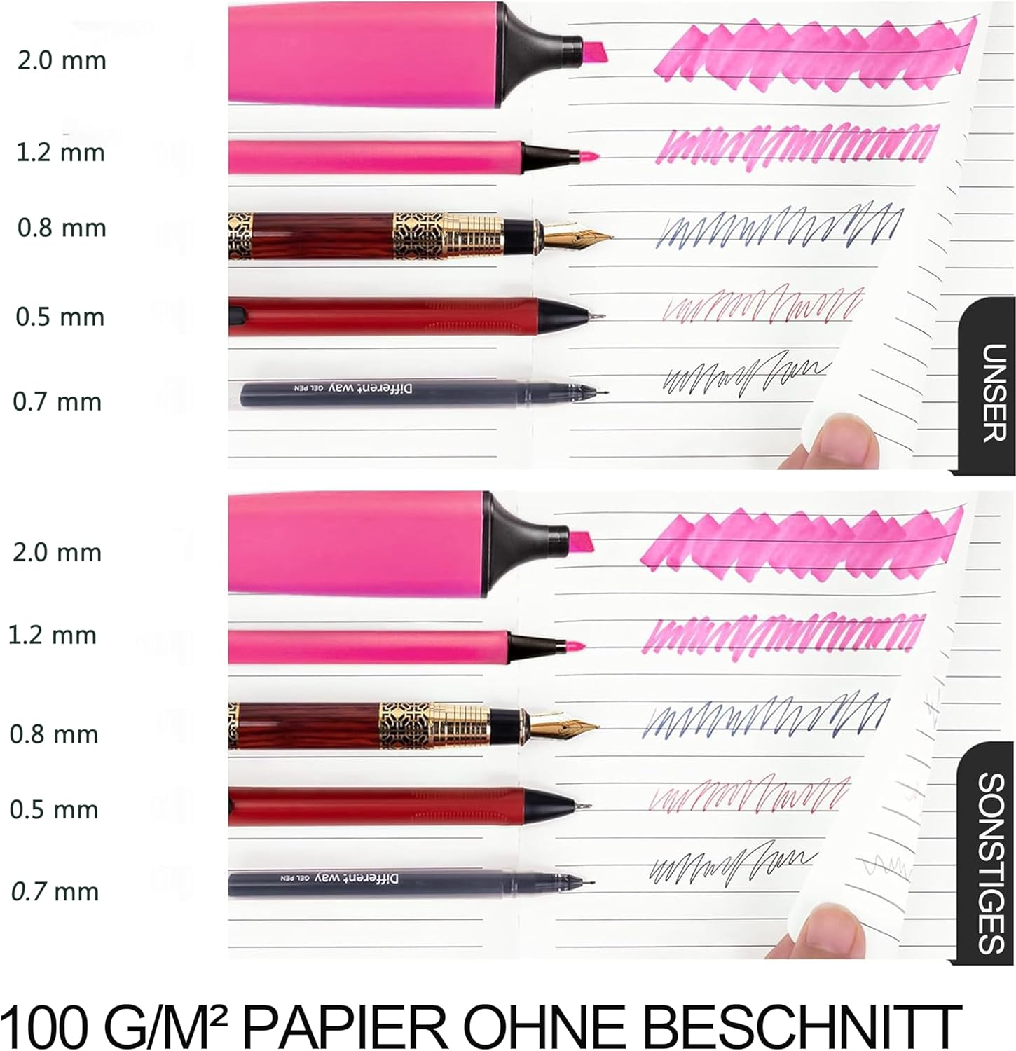 Thumbnail 6 de HwxBen Notizbuch 14,5 x 21 cm 📓