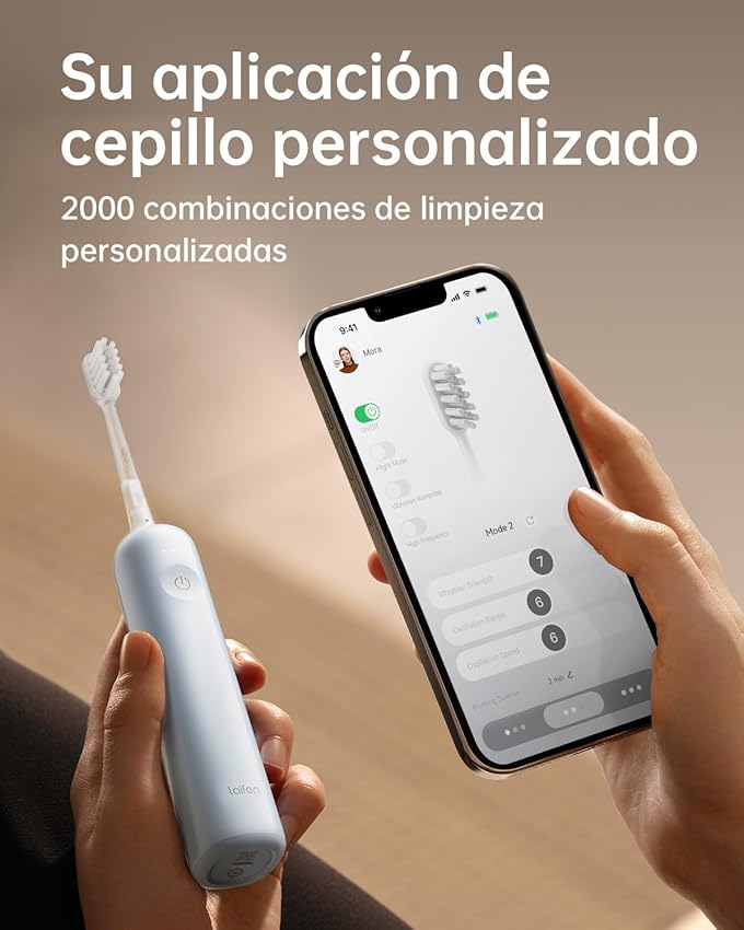 Thumbnail 5 de Laifen Wave - Cepillo eléctrico con cabezales, IPX7 y recargable 🦷