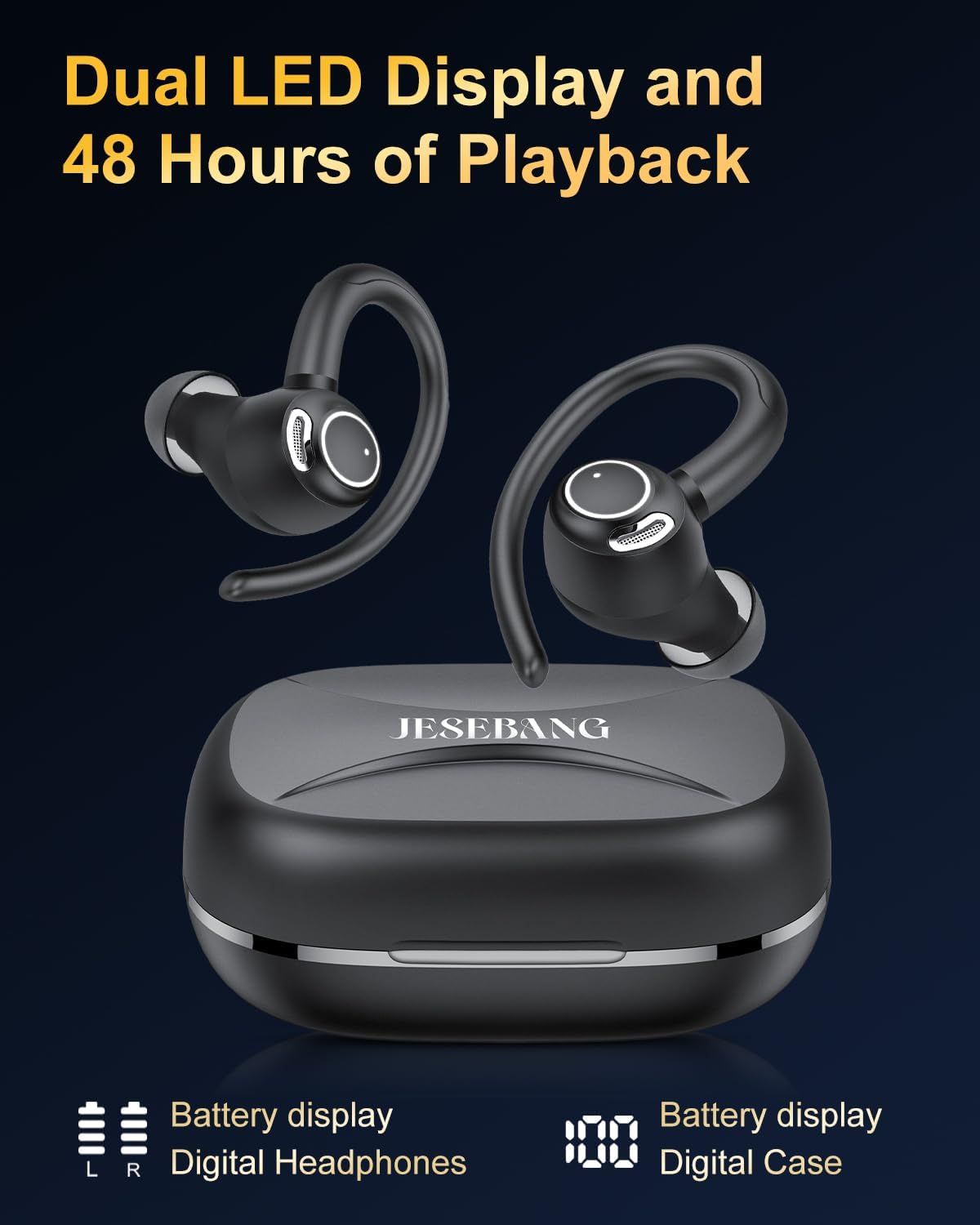 Thumbnail 4 de Jesebang YT18 Wireless Earbuds 48H