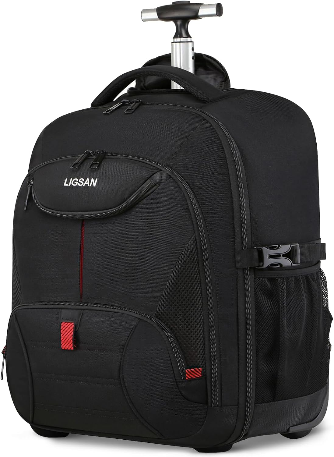 Detalle de Laptop Trolley Rucksack 17 Zoll Schwarz
