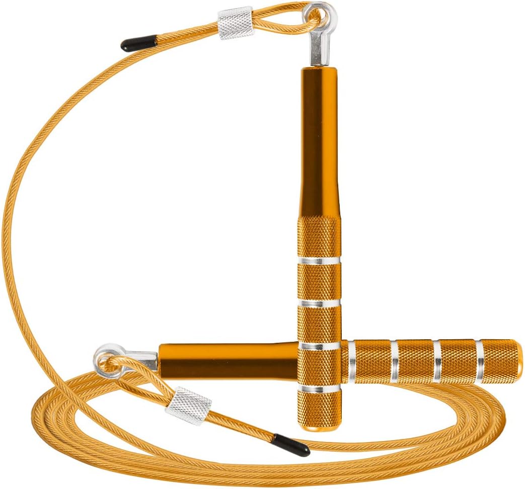 Detalle de Wastou M044 Adjustable Speed Jump Rope with Aluminium Handles and Steel Cable