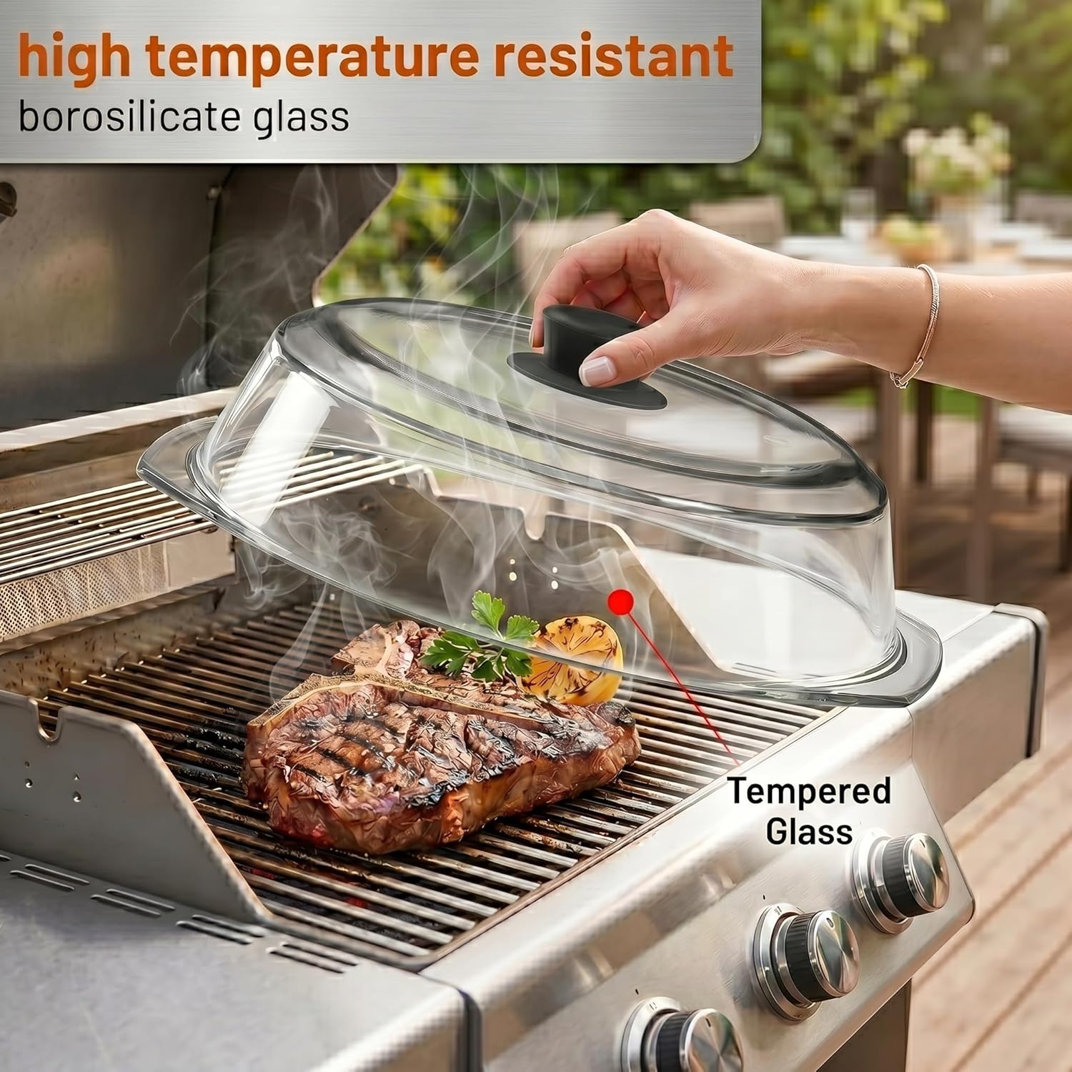 Thumbnail 6 de Bezrat Microwave Plate Cover 10 Inch 🍽