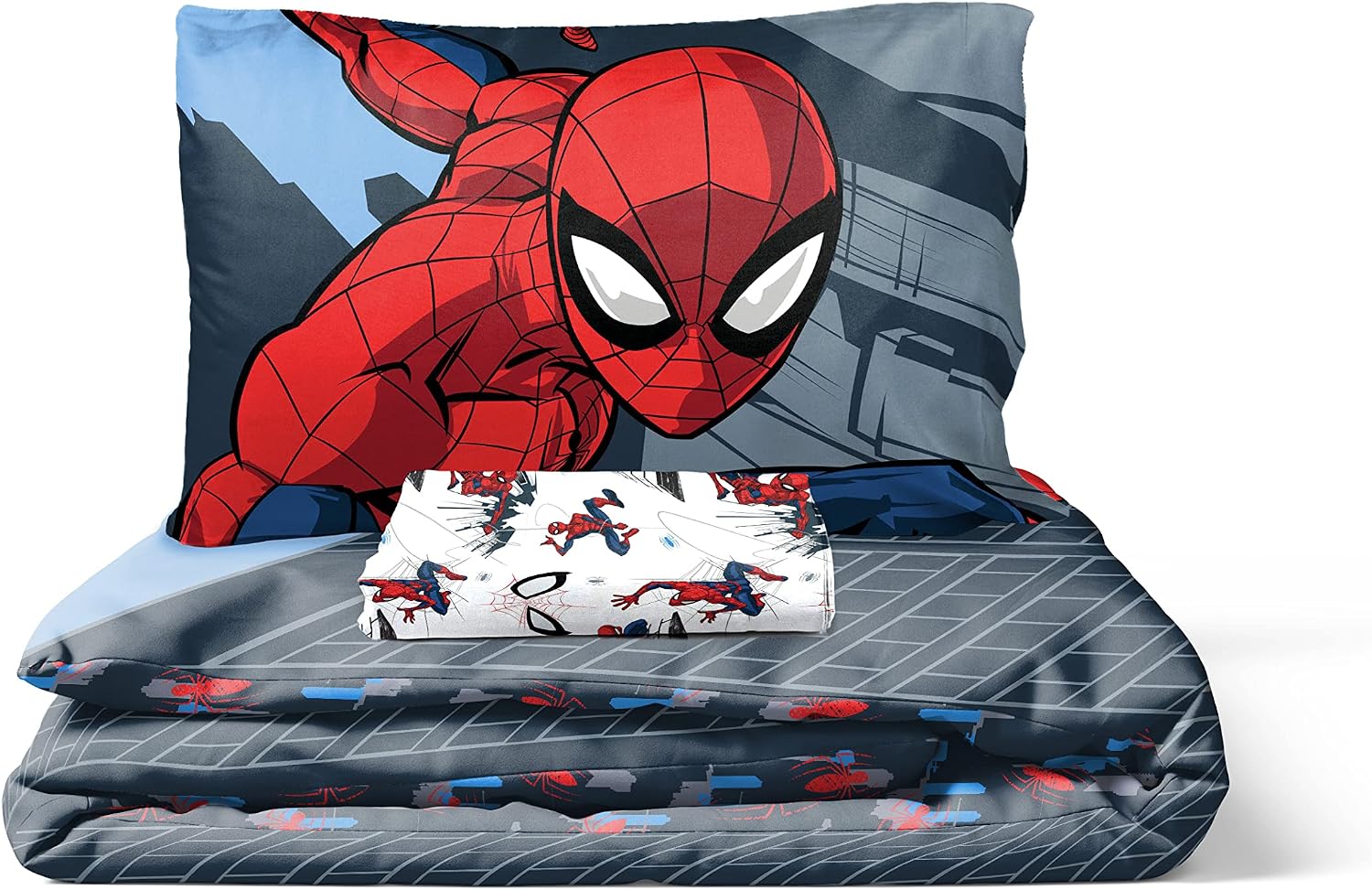 Detalle 2 de Spiderman City Streets 3 piece bedding set