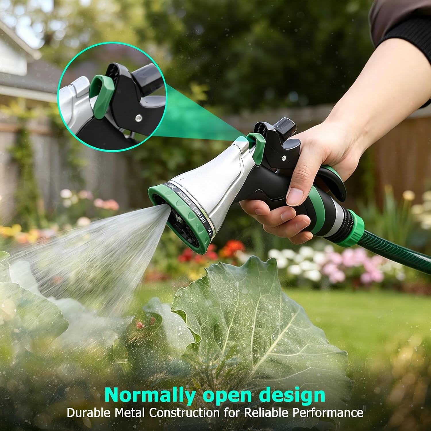 Detalle 2 de QUOBAS Metal Garden Hose Nozzle
