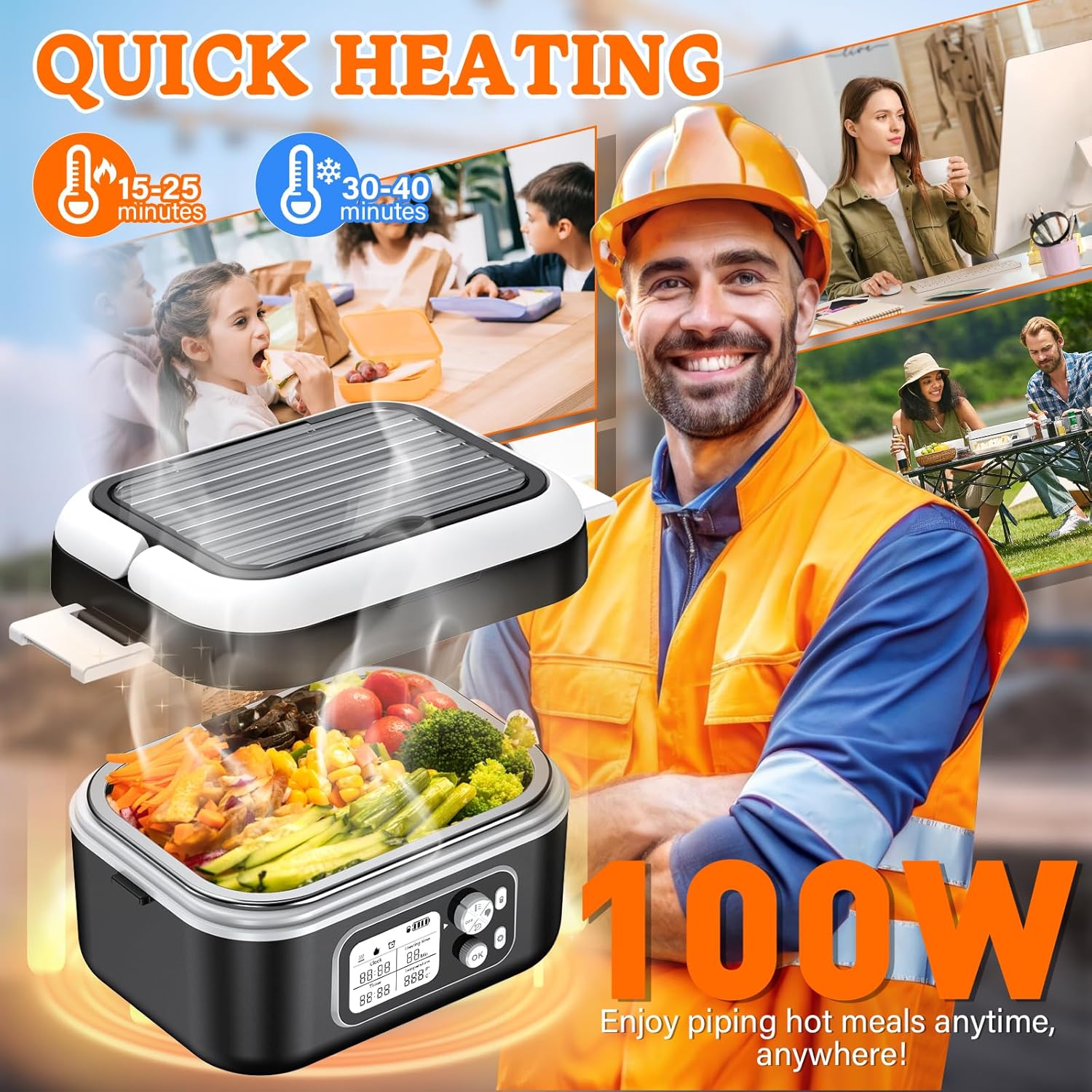 Thumbnail 4 de RWSRW Lunch box elettrico 1,5 l 100W