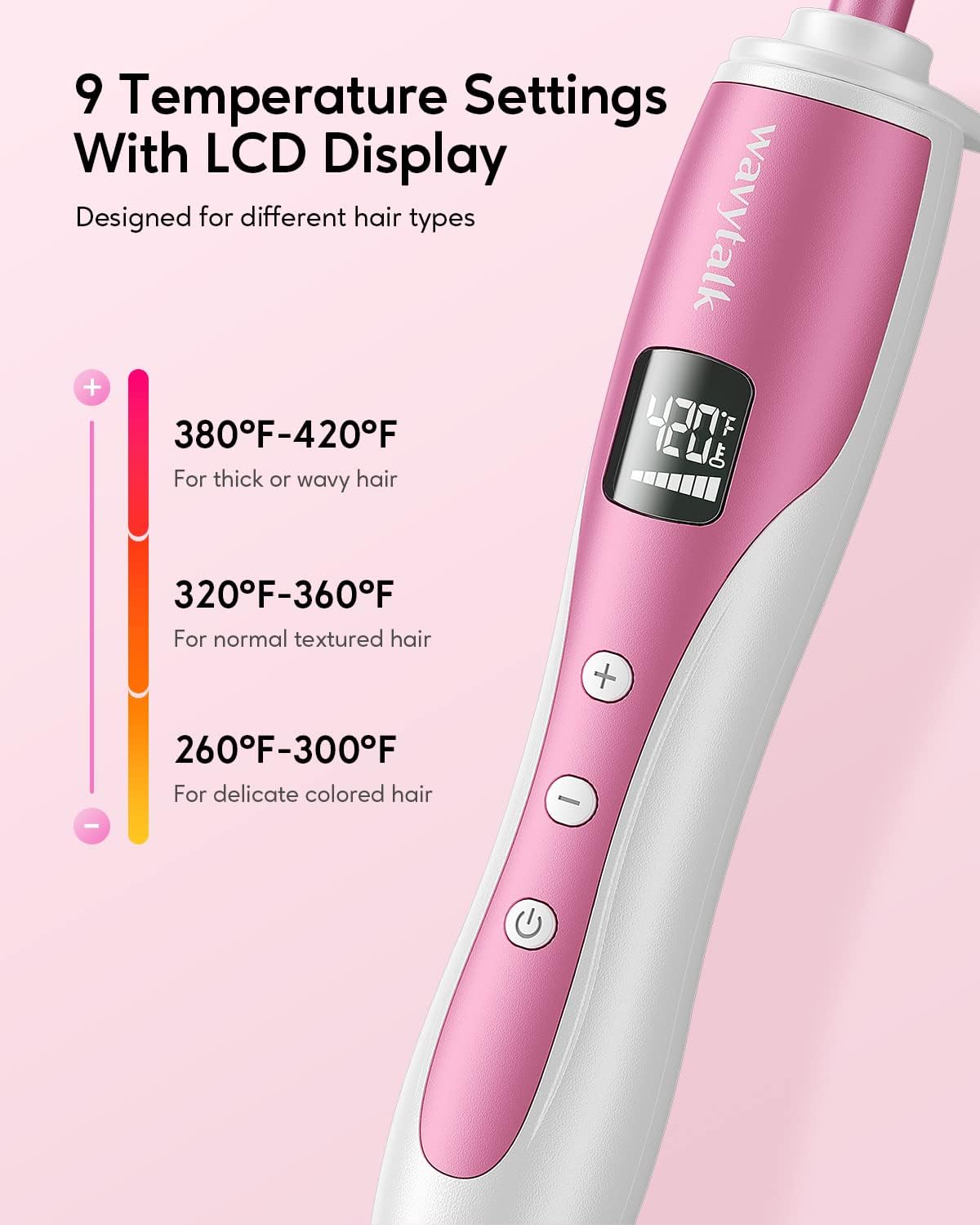 Detalle de Wavytalk Curling Iron 3/8-Inch Barrel