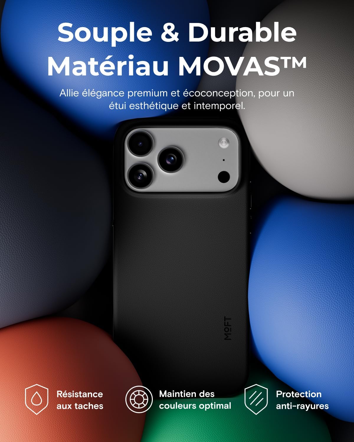 Detalle 1 de MOFT MOVAS Snap Coque iPhone 17 Pro Max