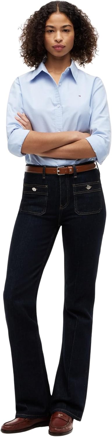 Detalle de Tommy Hilfiger DNM Rinse Bootcut RW Ww0ww50778 — Jeans Donna Bootcut