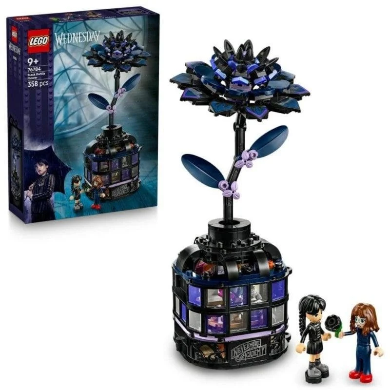 Detalle de LEGO 76784 Set Miércoles Dalia Negra, 358 piezas 🧱