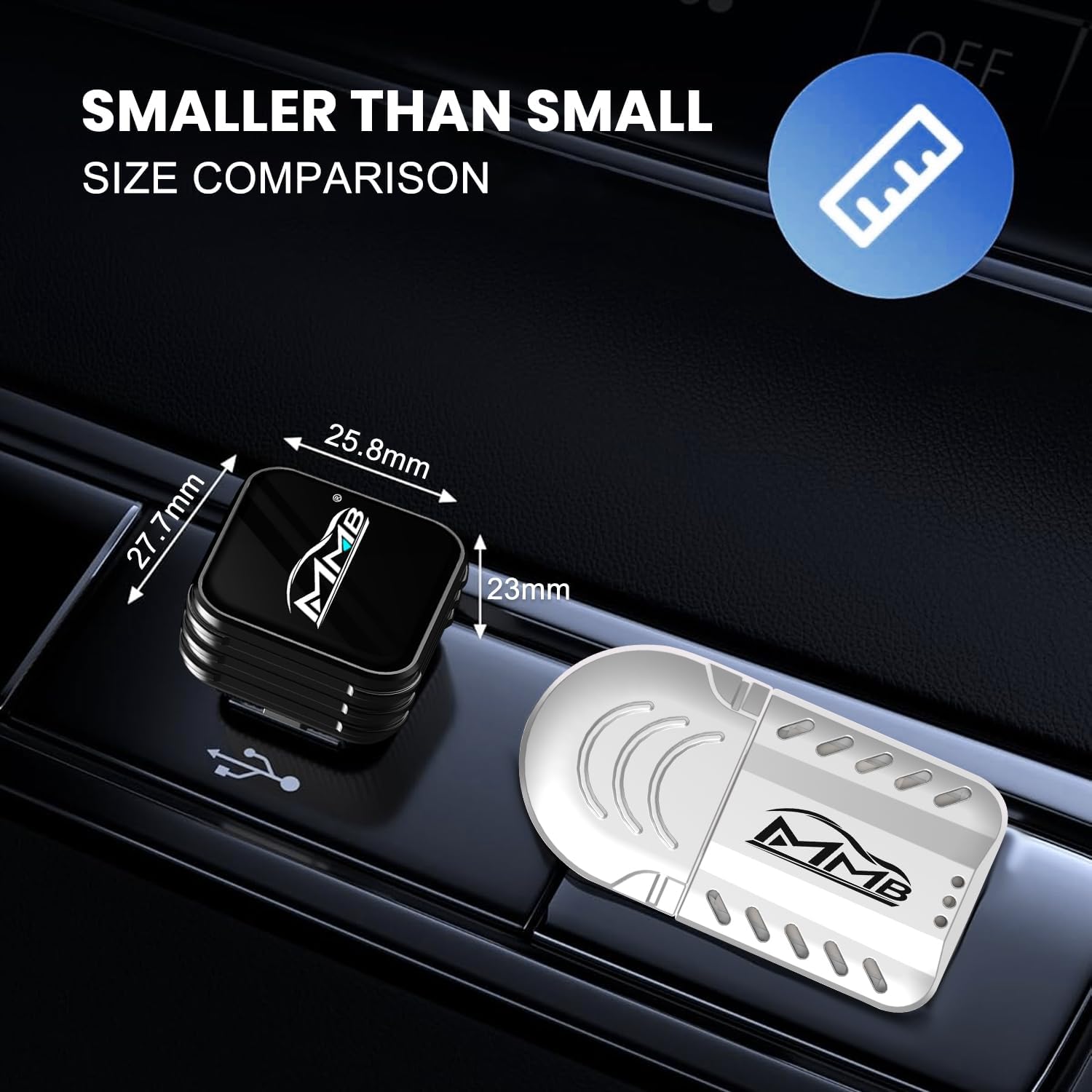 Thumbnail 6 de MMB CP-Ultra 2026 Wireless CarPlay Adapter (Wi‑Fi 6 + Bluetooth 5.4, Plug & Play)