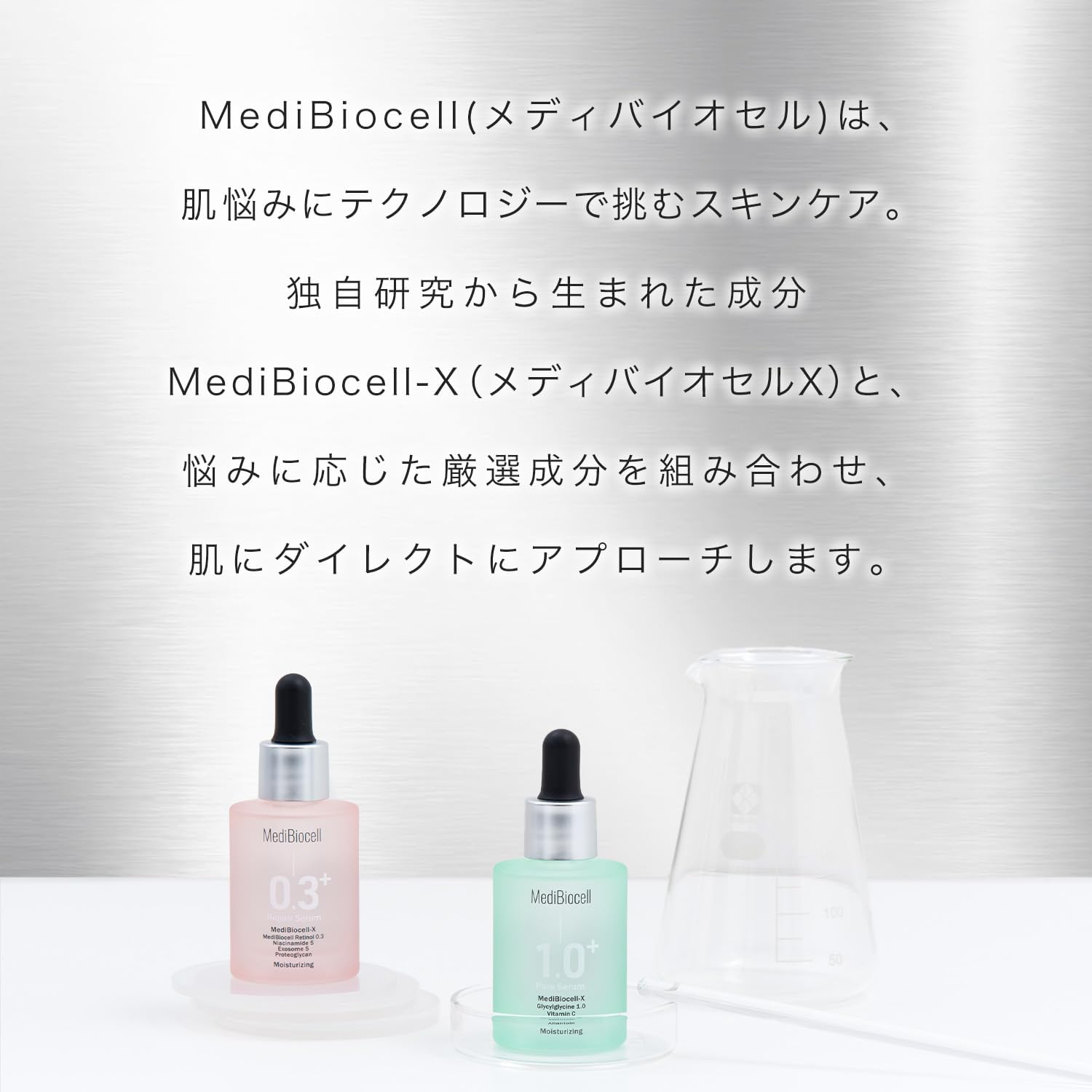 Detalle 2 de メディバイオセル リペアセラム 28mL 美容液|レチノール0.3%・ナイアシンアミド5%配合