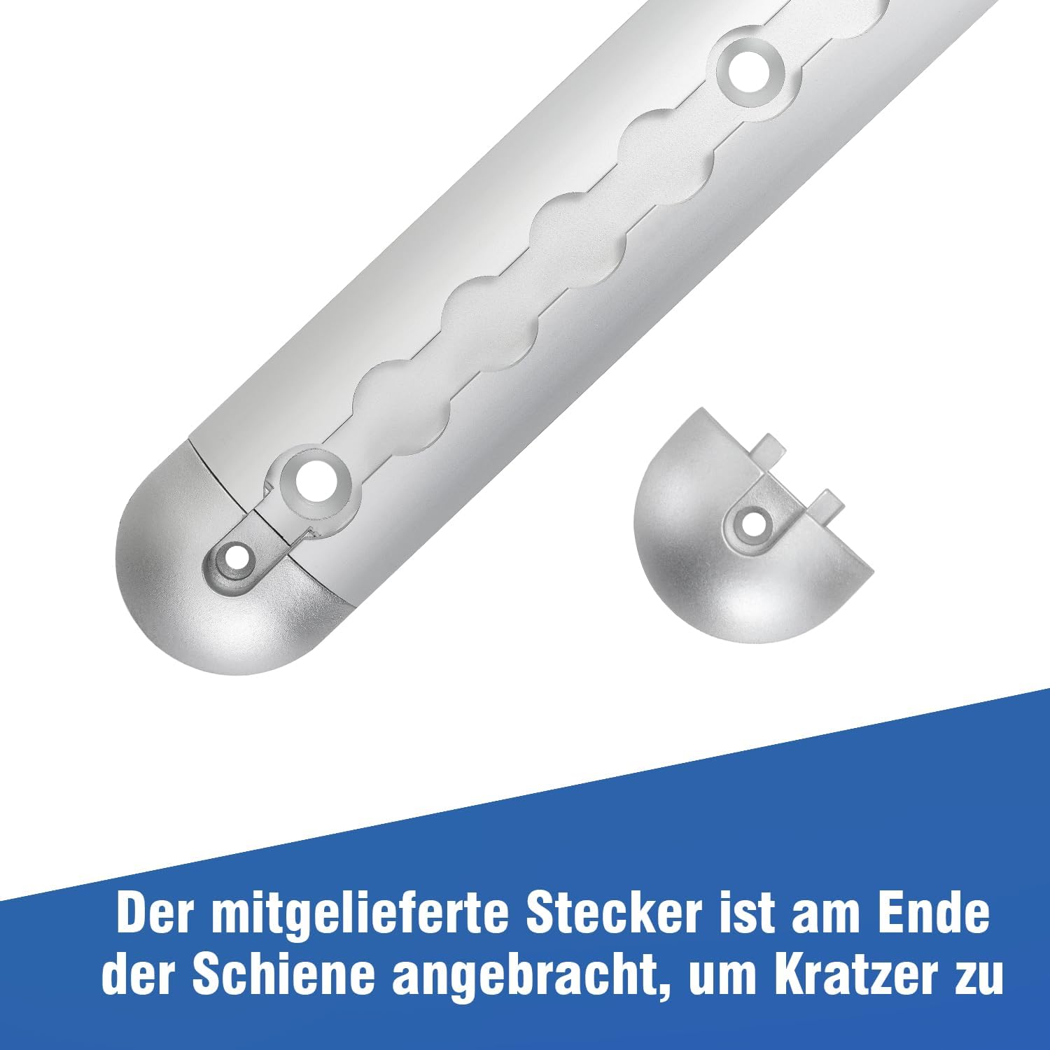 Thumbnail 5 de Ansobea Airlineschiene 4x1 m Aluminium – Zurrschienen-Set mit 10 Endkappen, 8 Montageringen (Für Wohnmobile und LKW)