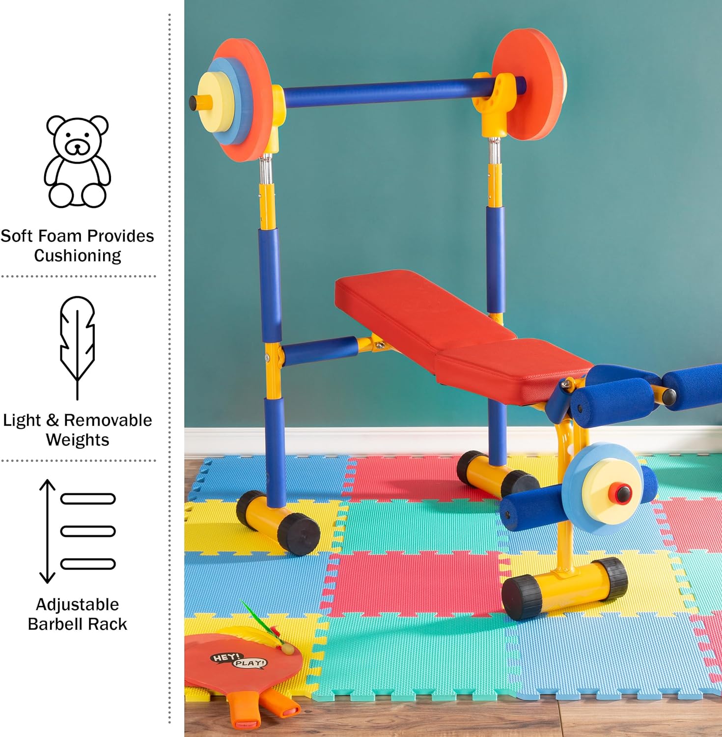 Thumbnail 1 de Kids Exercise Equipment Collection 34" Bench