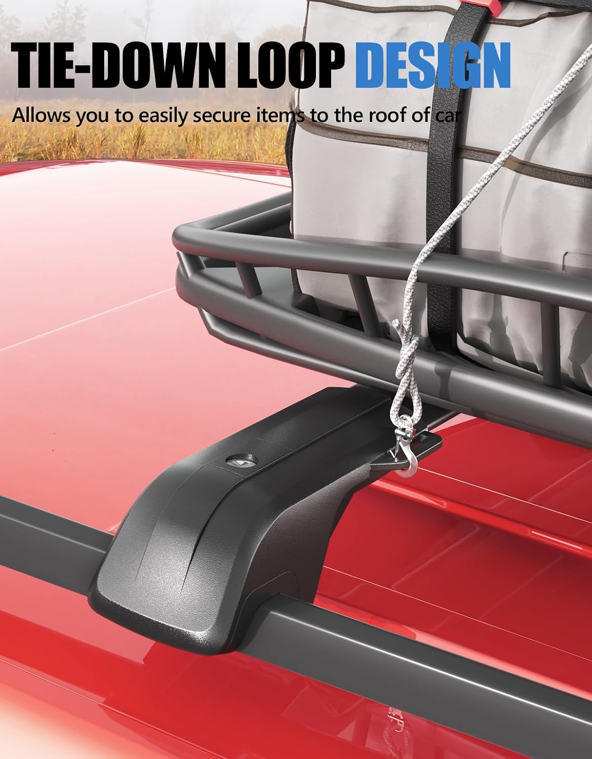 Detalle 2 de FengYu Heavy Duty Lockable Roof Rack 330 lbs