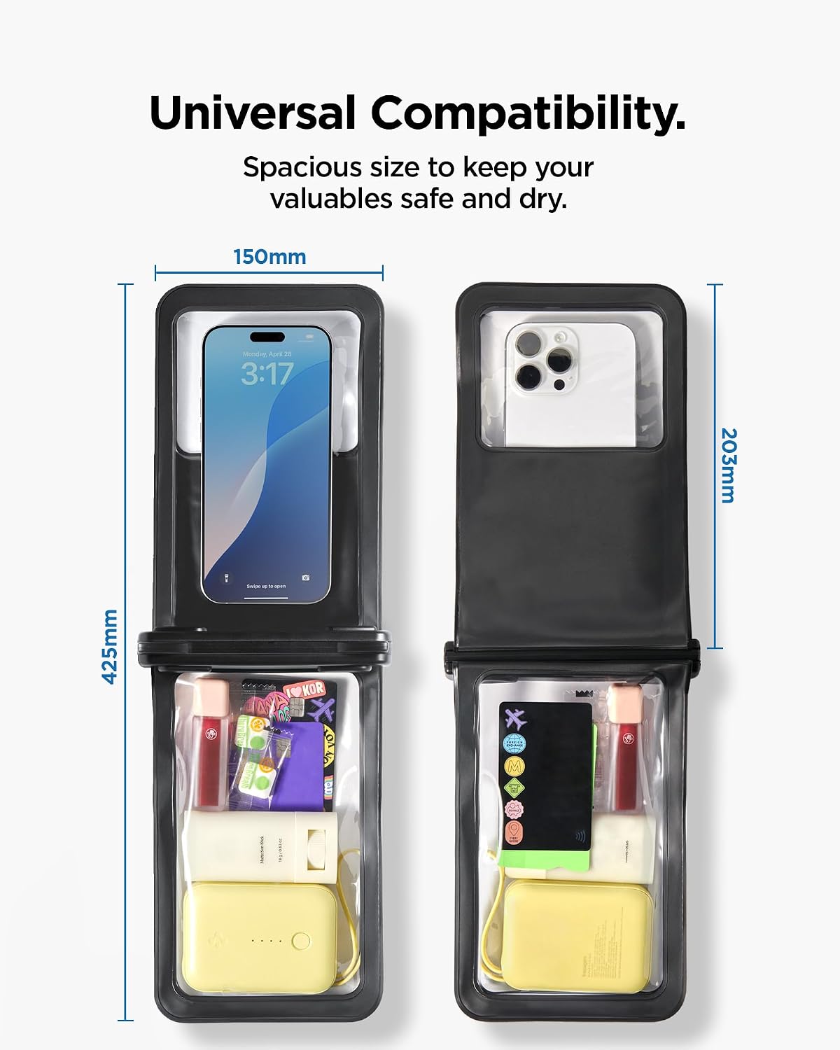 Thumbnail 4 de Spigen A603 AquaShield : pochette étanche double poche IPX8 avec bandoulière pour téléphone