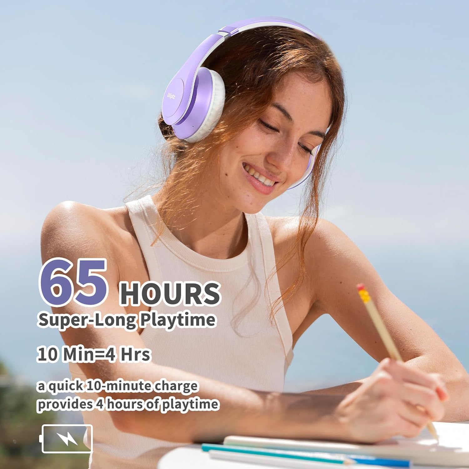 Thumbnail 4 de Uliptz Kabellose Bluetooth-Kopfhörer 65 Stunden
