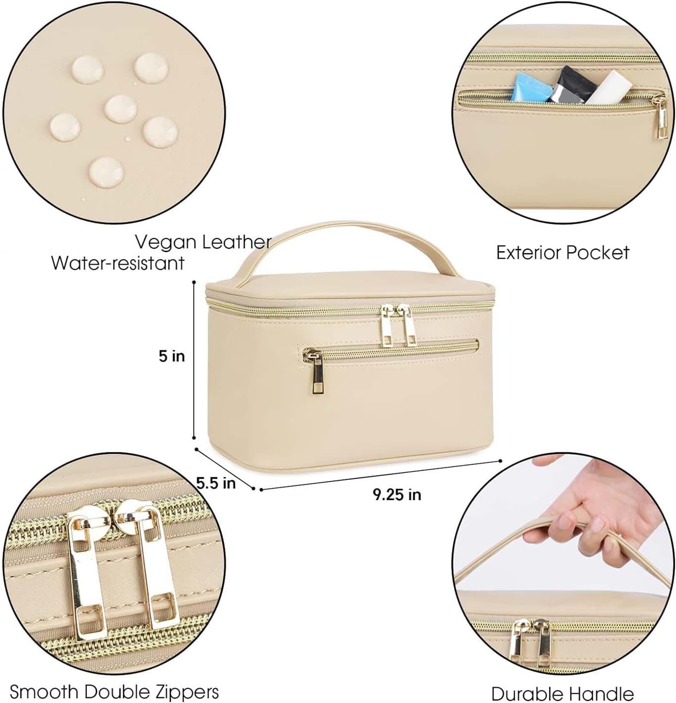 Thumbnail 4 de Wandering Nature Makeup Bag 9.4x5.5in