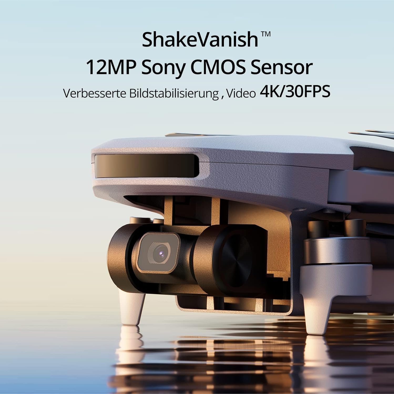 Detalle de Potensic ATOM SE GPS Drohne mit 4K EIS Kamera, 2 Akkus (62 Min.), unter 249 g und Follow-Me