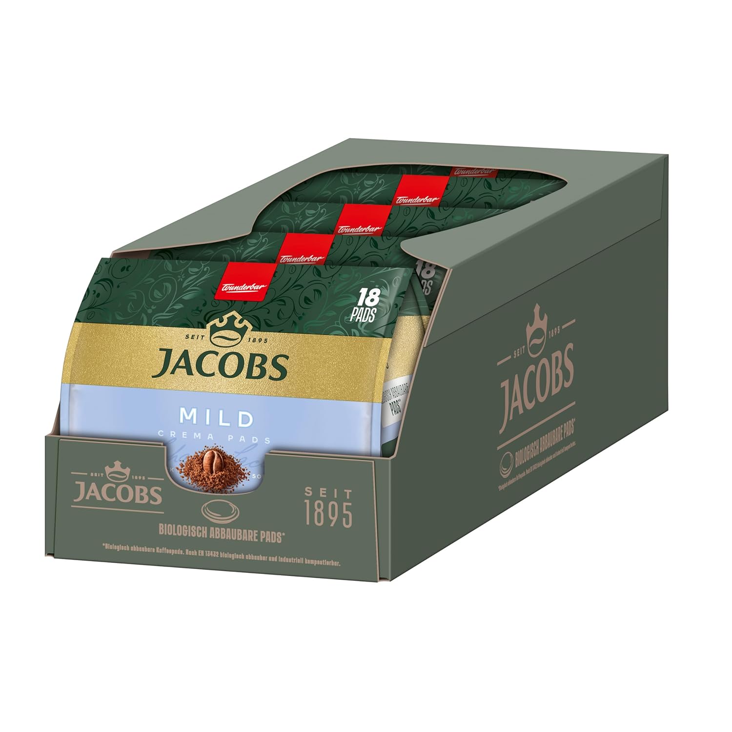 Thumbnail 6 de Jacobs Pads Crema Mild – Senseo kompatible Pads, 90 Kaffeepads (5 × 18)