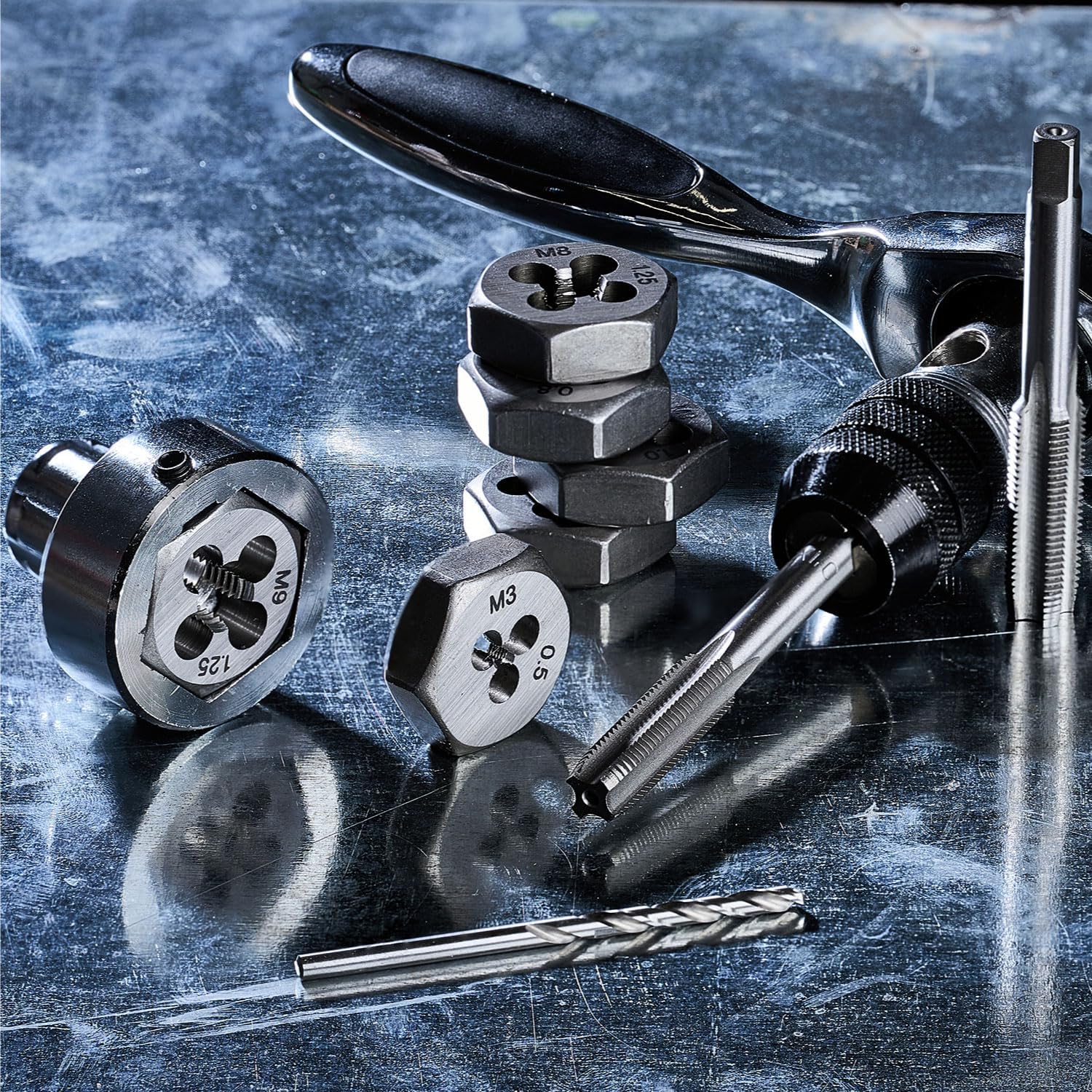 Detalle 2 de toolant Die Adapter, Hex Die Adapter for Ratcheting Tap Wrench Handle