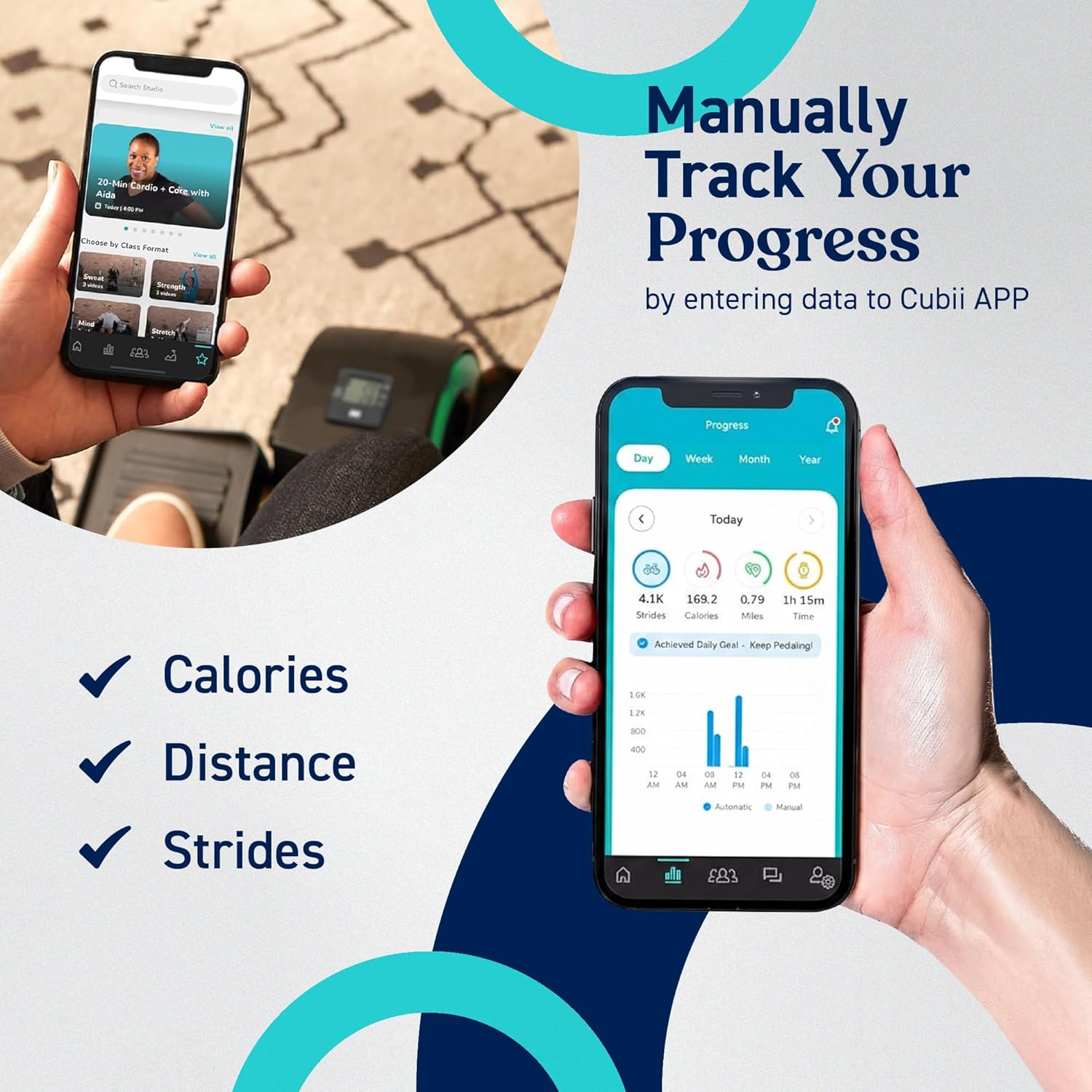 Thumbnail 6 de Cubii GO Under-Desk Elliptical with LCD 1 🚴♀