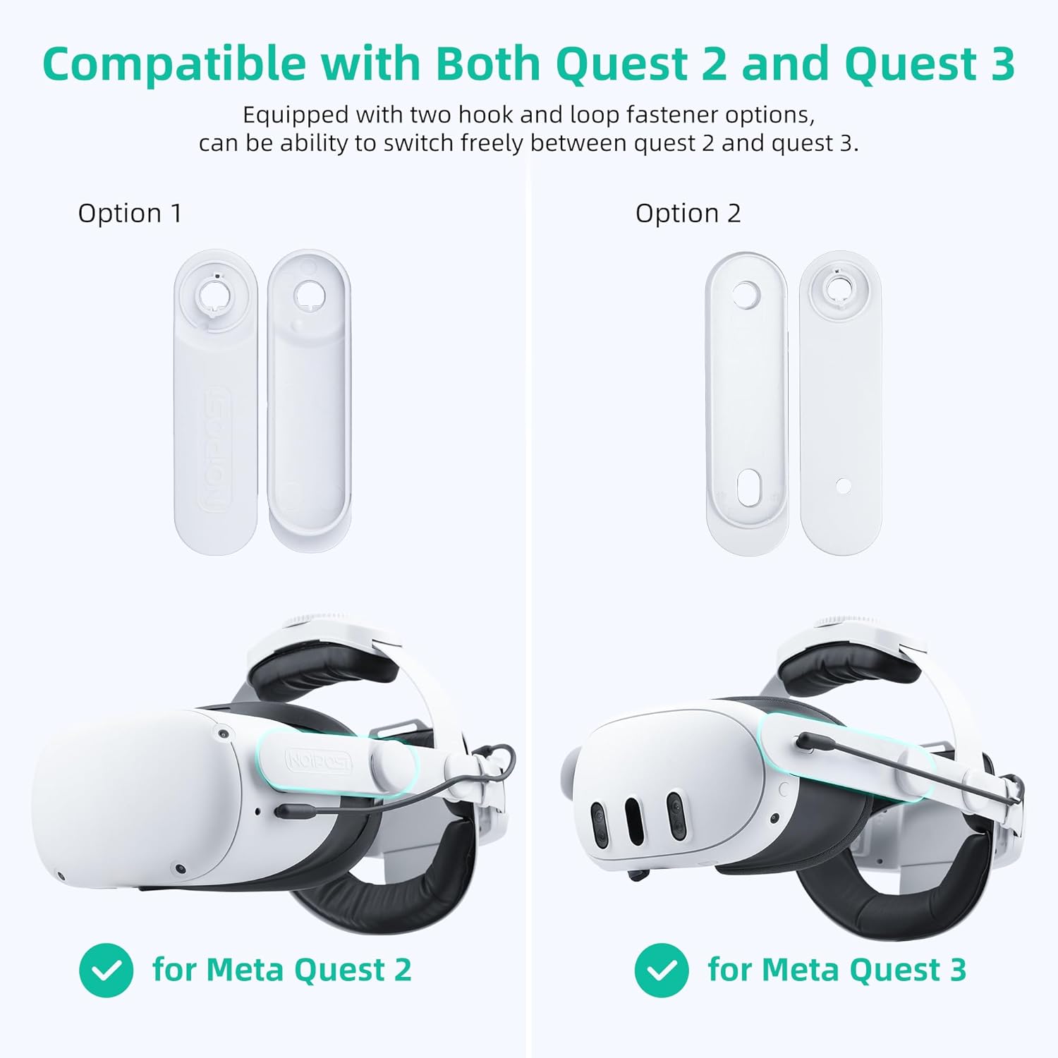 Thumbnail 1 de Noiposi Battery Head Strap 7500mAh for Meta Quest 3 VR