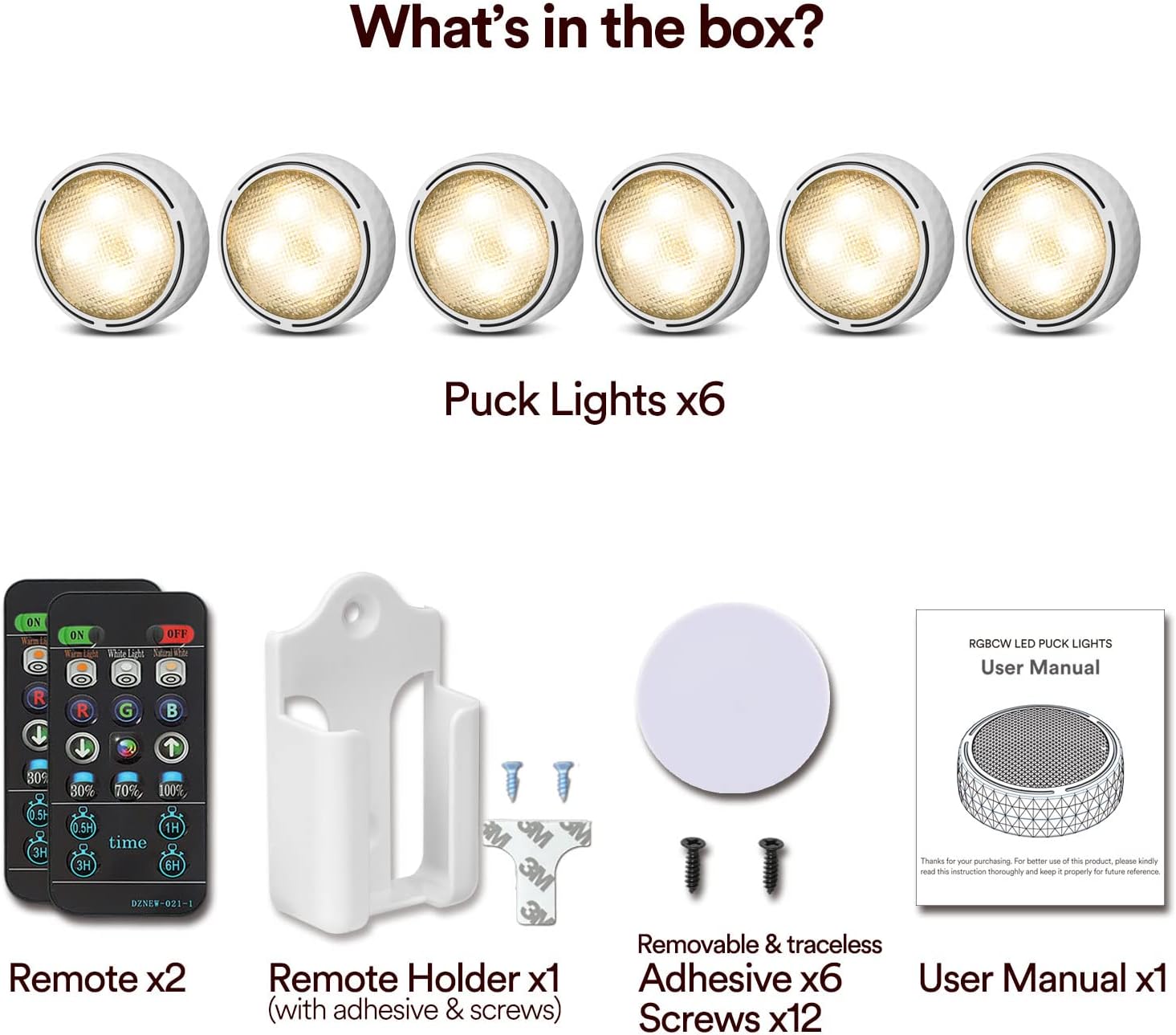Thumbnail 5 de Onumii Under Cupboard Light RGB 6 Pack