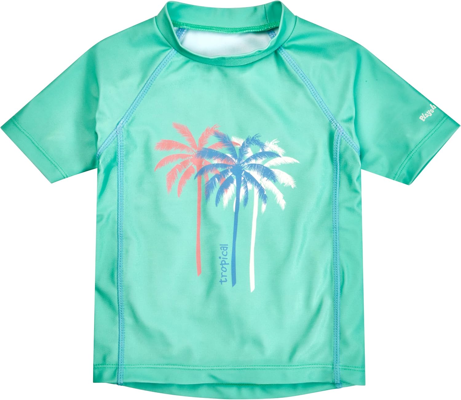 Detalle de Playshoes Badeshirt Maillot dermoprotecteur Mixte Enfant – UV50+ et polyester recyclé