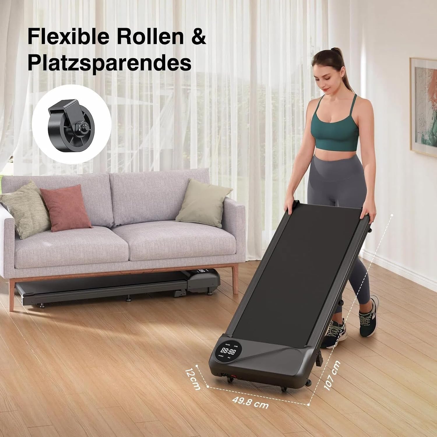 Thumbnail 5 de THERUN Walking Pad Laufband 2,5 PS