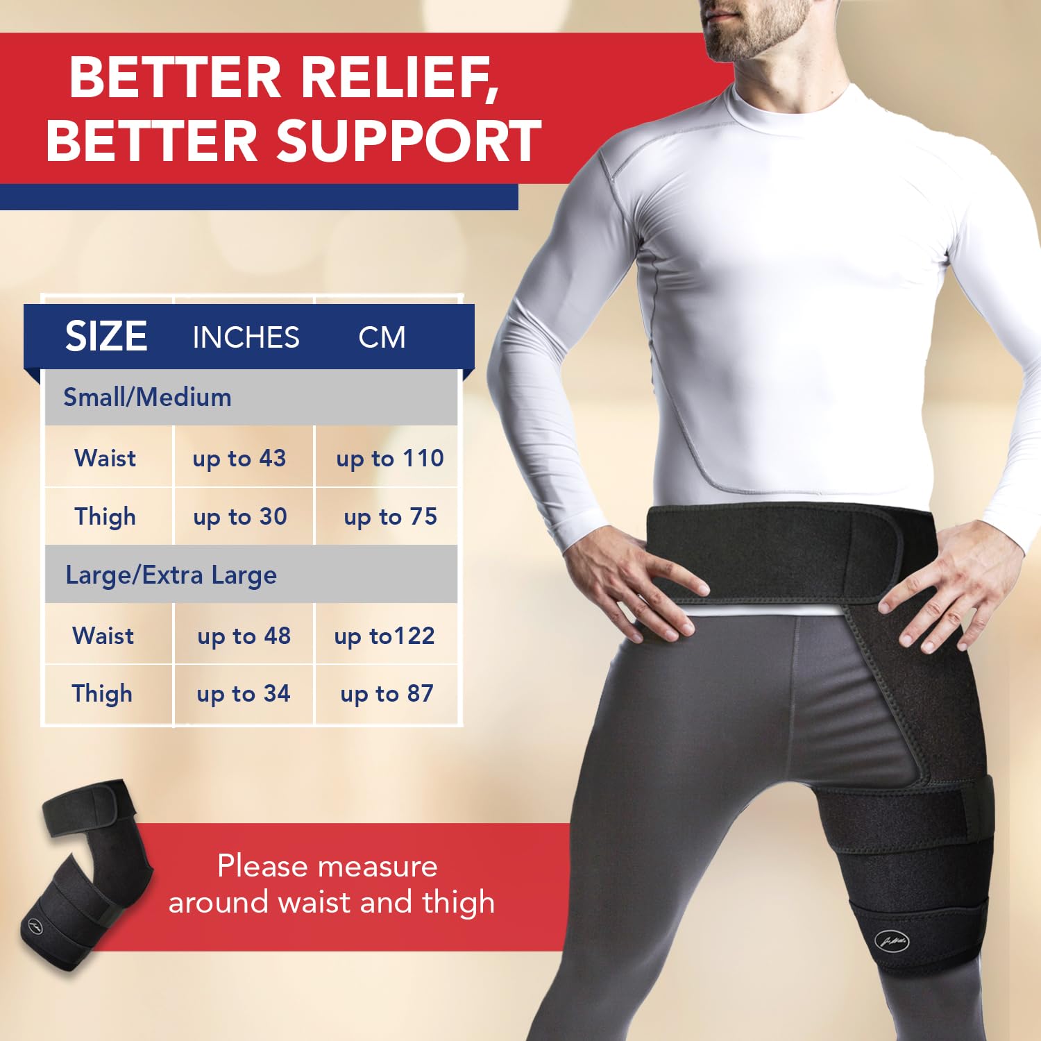 Thumbnail 2 de Dr. Arthritis Hip Support Brace S/M